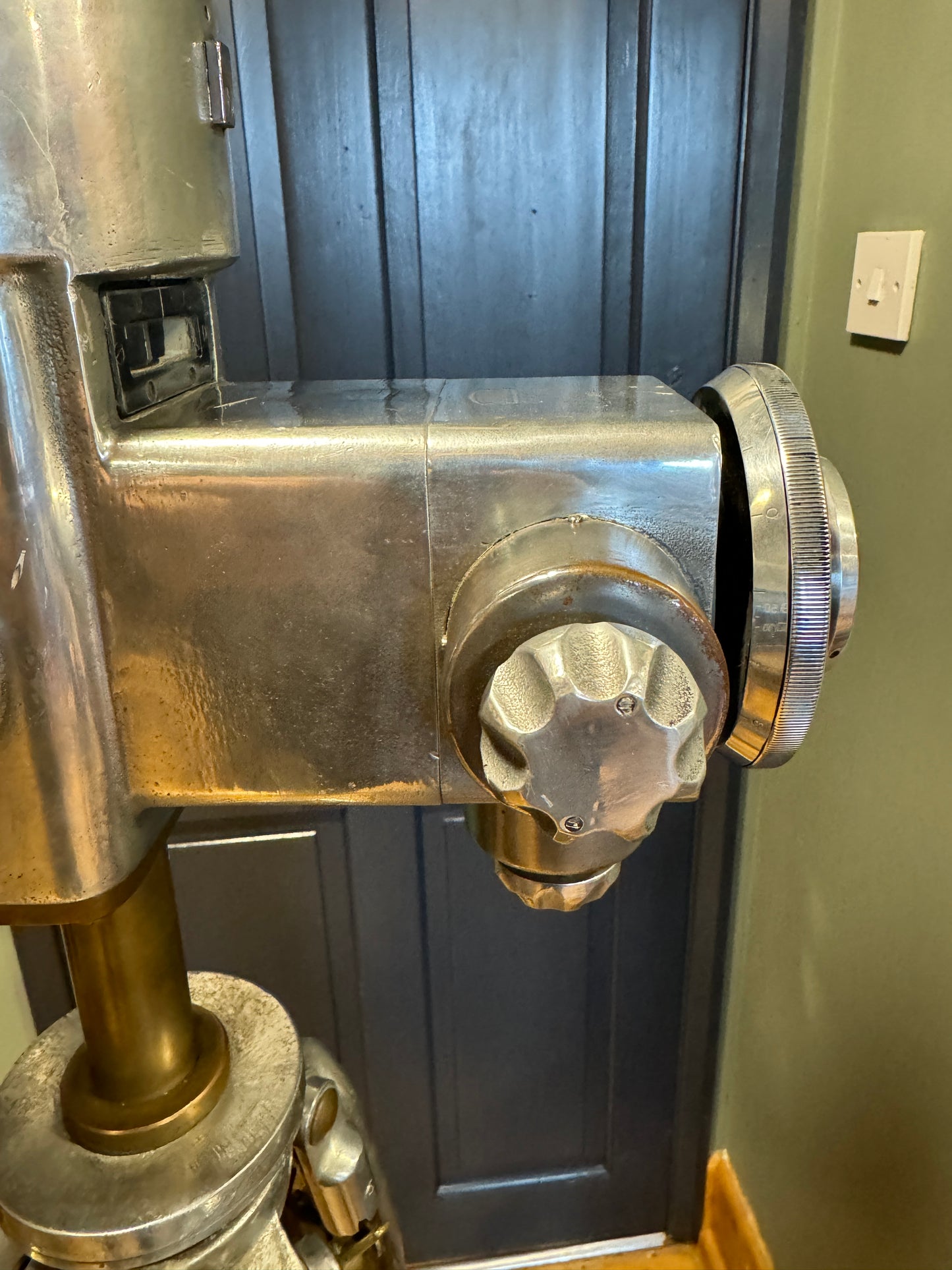 Rare German Military Cold War Steinheil Periscope / Binocular on Tripod & Box