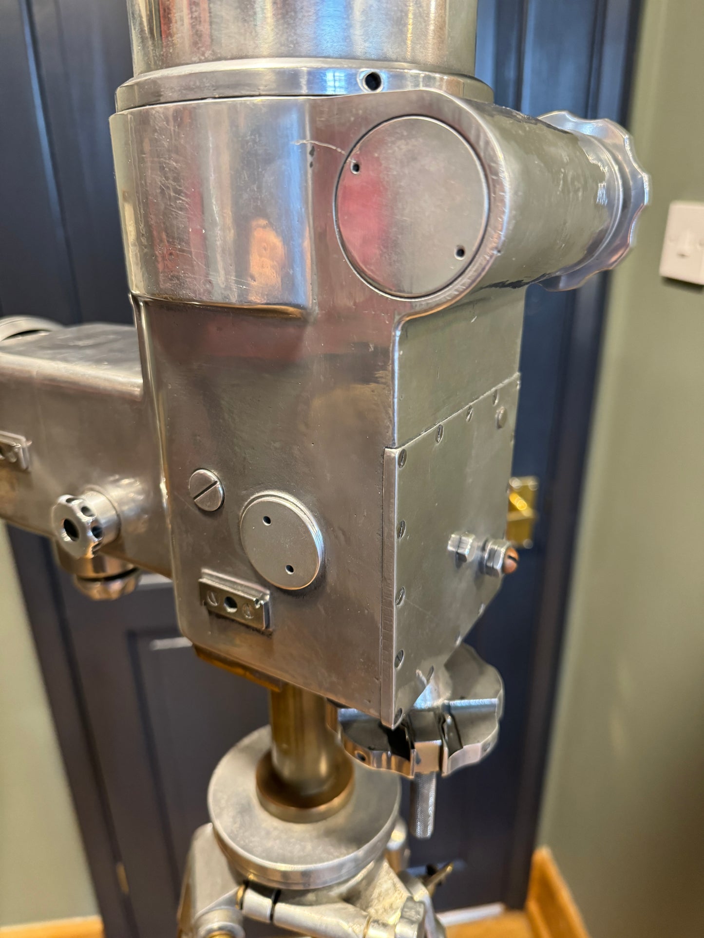 Rare German Military Cold War Steinheil Periscope / Binocular on Tripod & Box