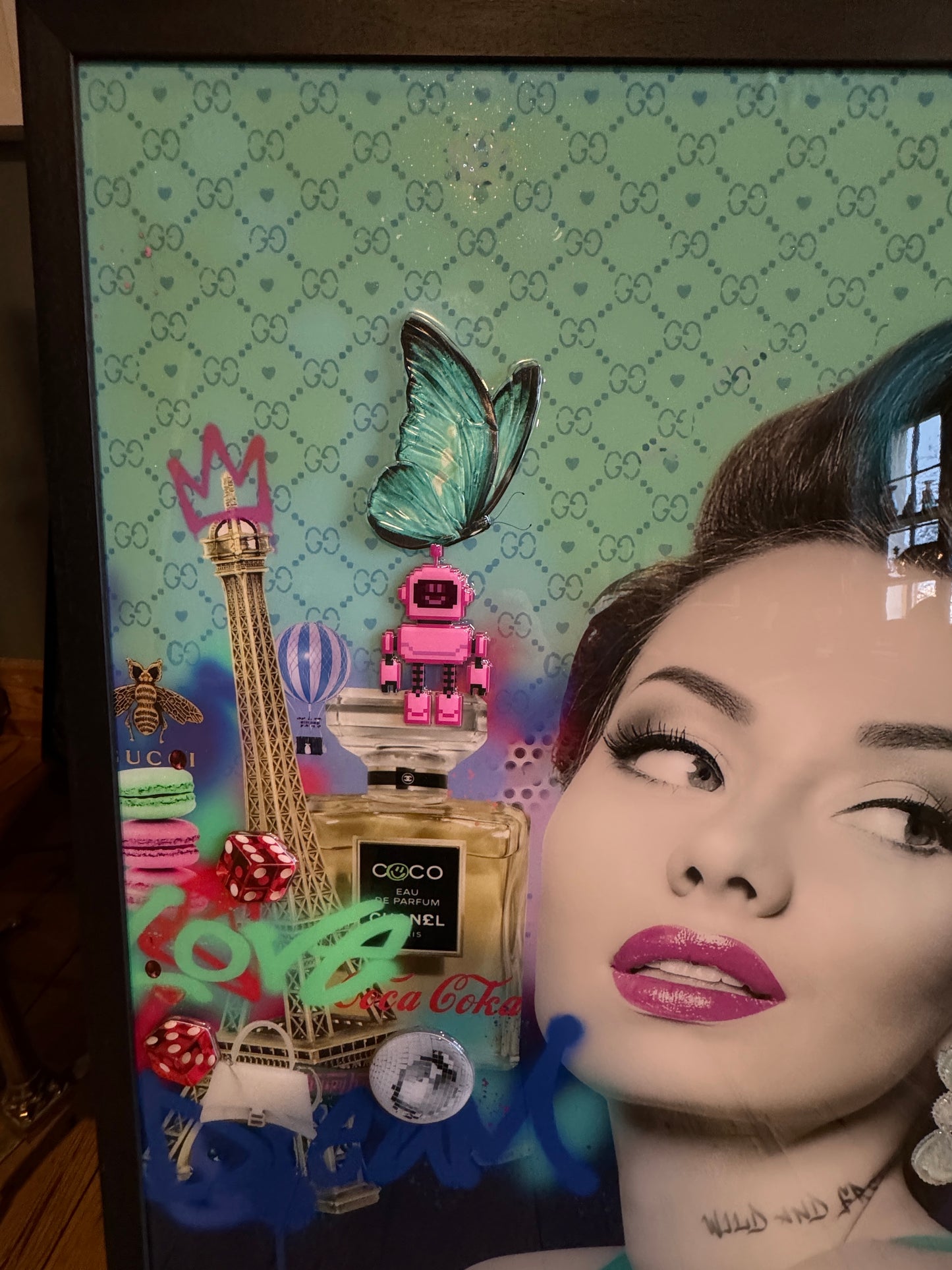 MISS MASH (CONTEMPORARY) 'C'EST LA VIE II' (originally £2750) Original Signed Painting