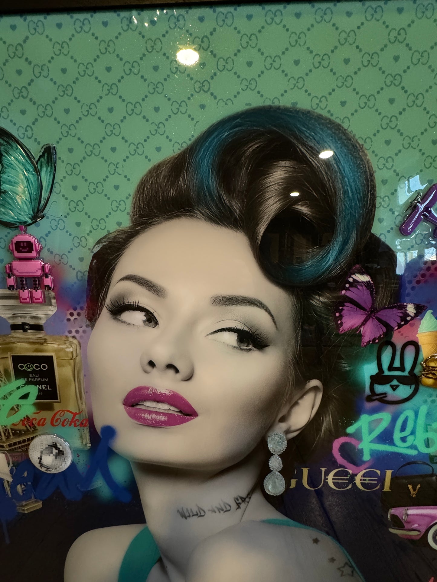 MISS MASH (CONTEMPORARY) 'C'EST LA VIE II' (originally £2750) Original Signed Painting