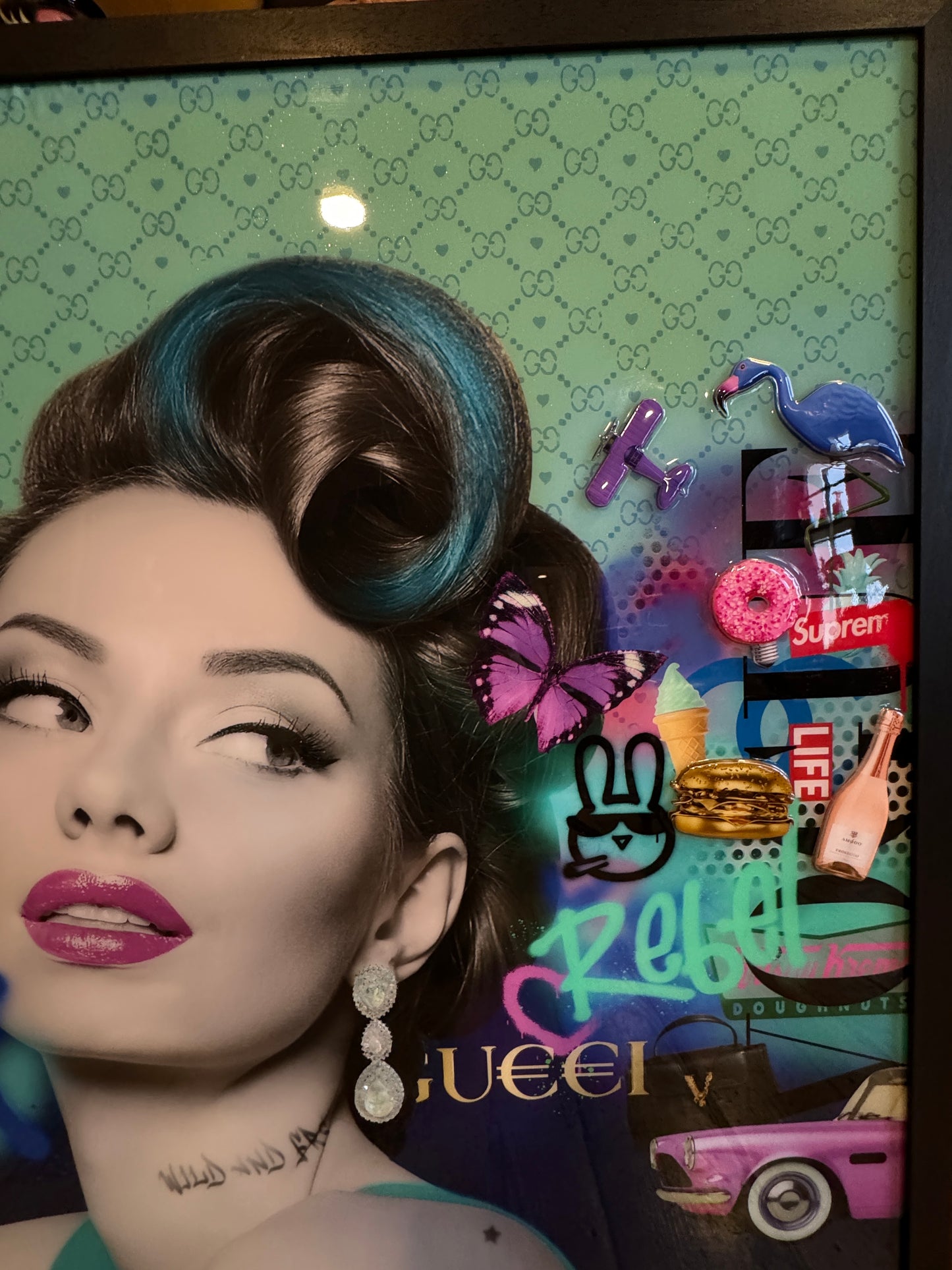 MISS MASH (CONTEMPORARY) 'C'EST LA VIE II' (originally £2750) Original Signed Painting