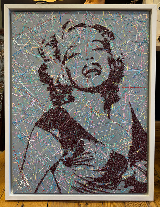 JIM DOWIE (BRITISH CONTEMPORARY) 'MARILYN' Signed Original Portrait