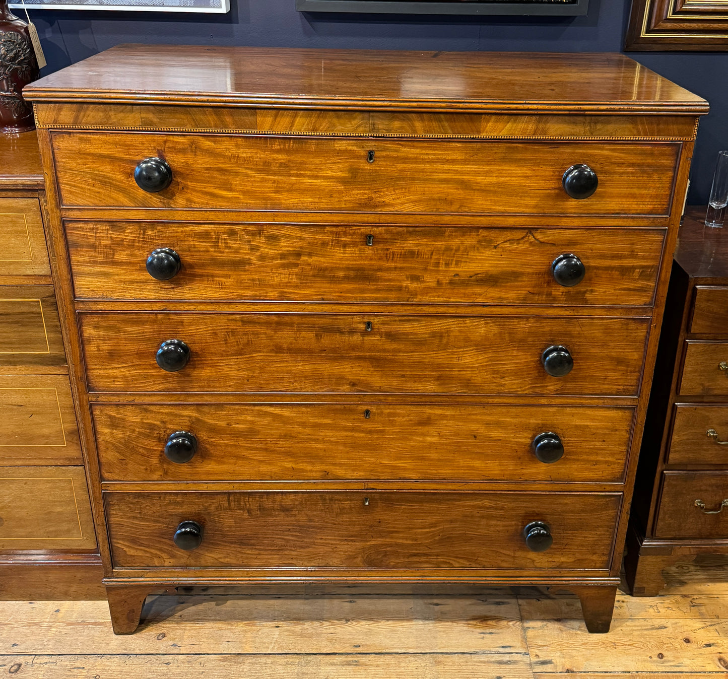 Superb Large Handsome Antique Victorian Mahogany Chest of Drawers