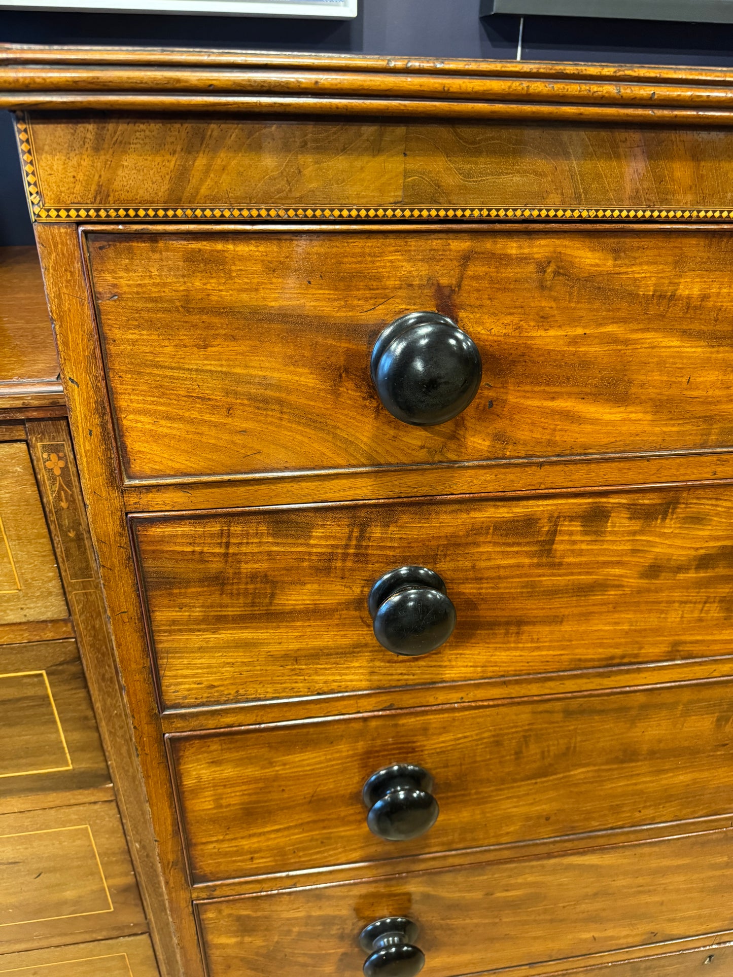 Superb Large Handsome Antique Victorian Mahogany Chest of Drawers