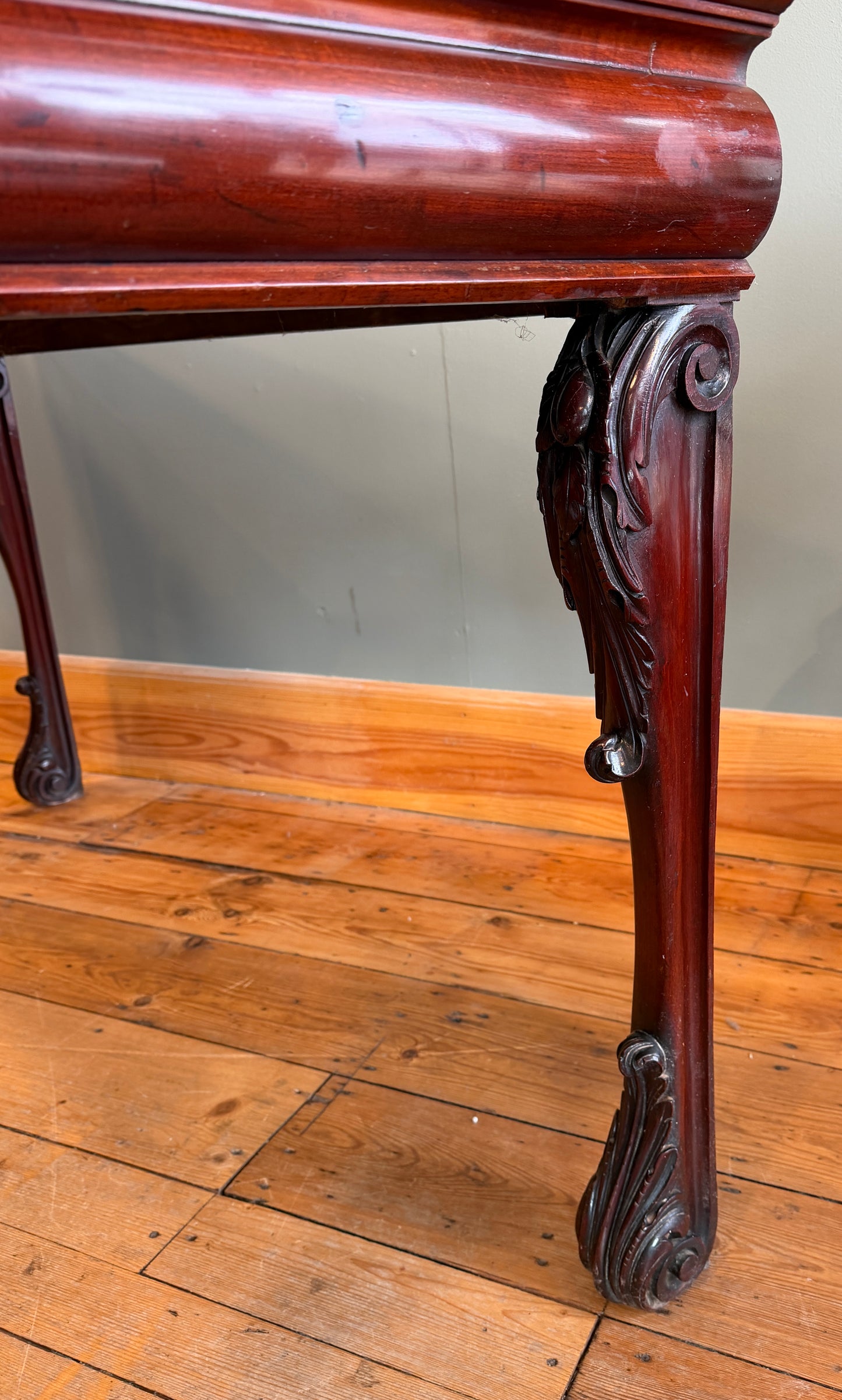 Stunning Antique 19th Century Mahogany Serving / Side / Console Table