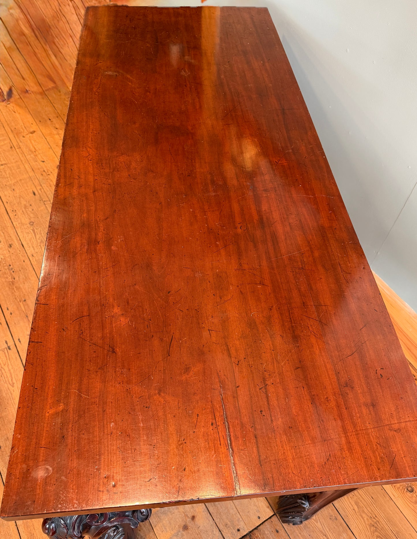 Stunning Antique 19th Century Mahogany Serving / Side / Console Table