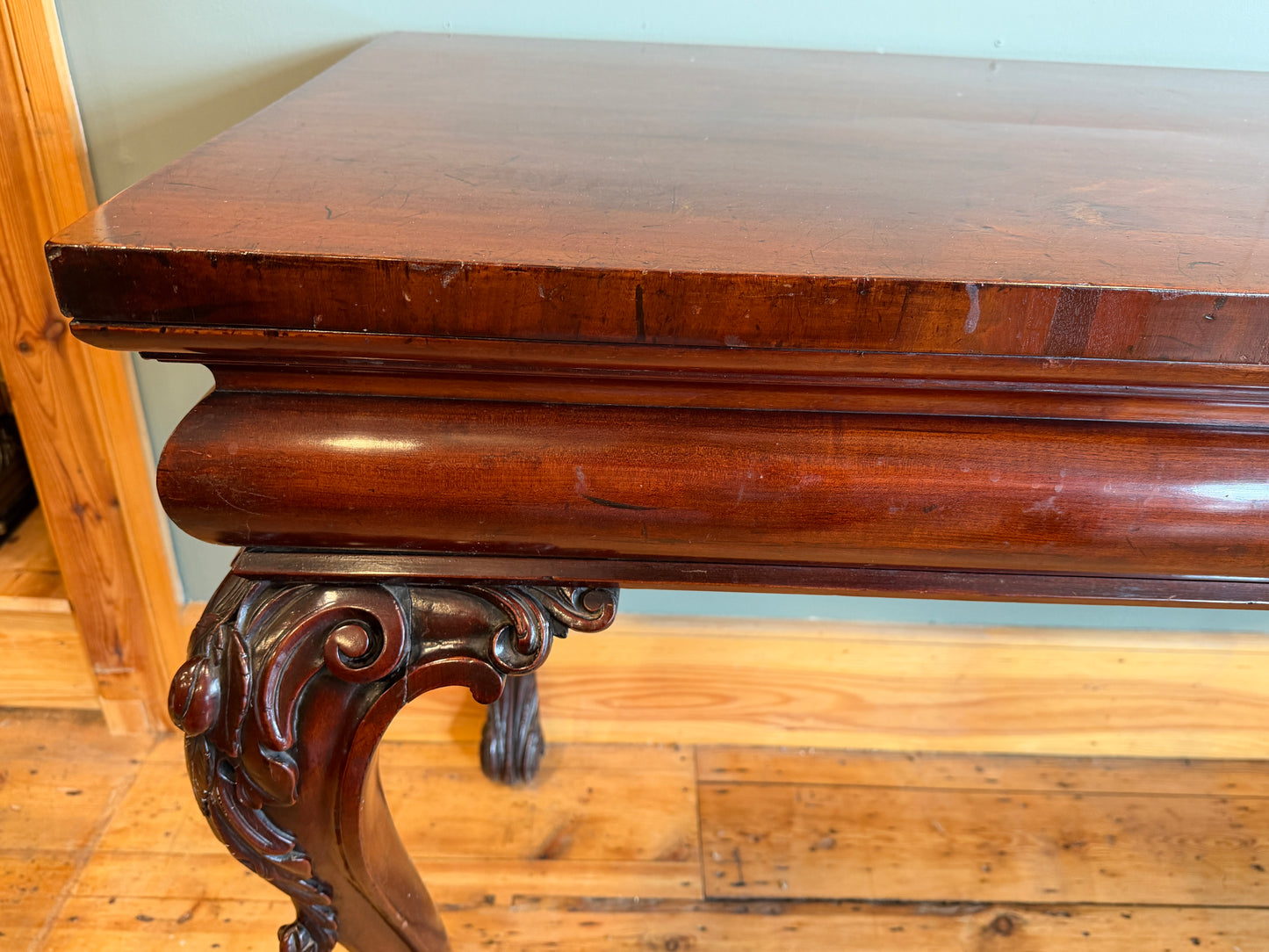 Stunning Antique 19th Century Mahogany Serving / Side / Console Table