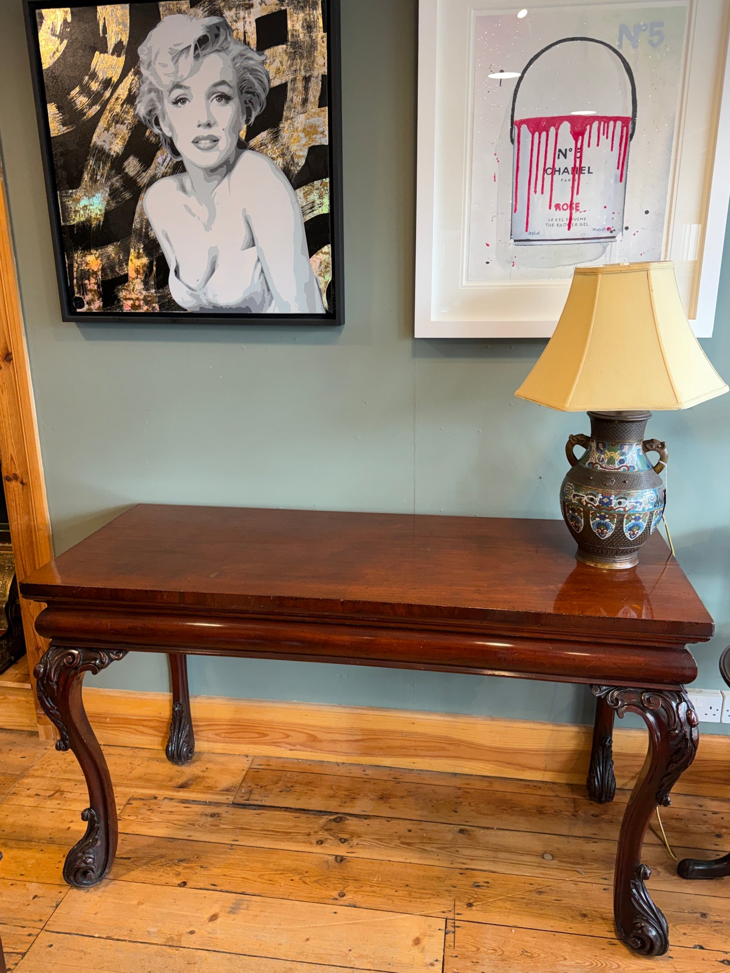 Stunning Antique 19th Century Mahogany Serving / Side / Console Table