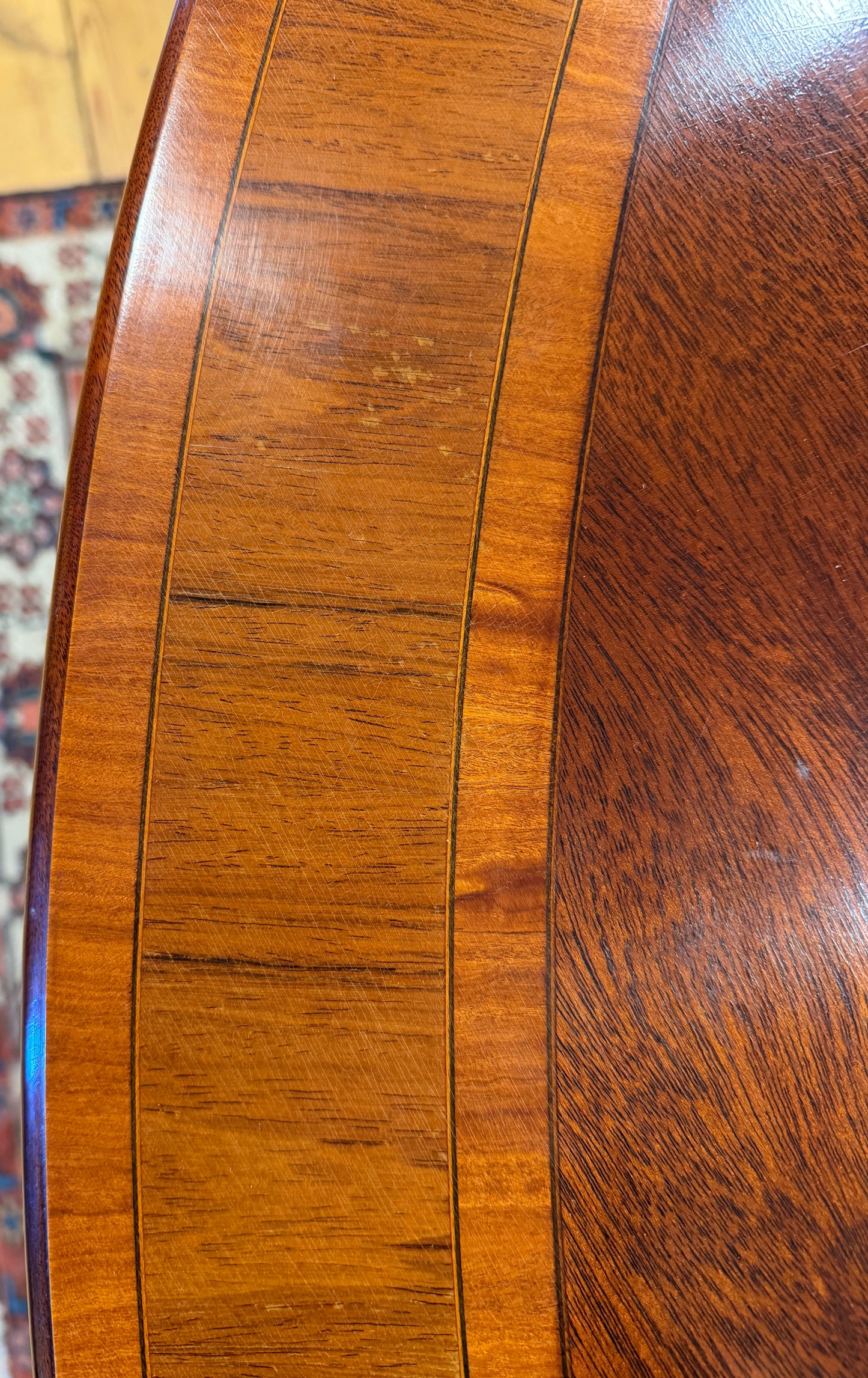 Large Circular Antique Style Circular 8 Seater Dining Table by William Tillman