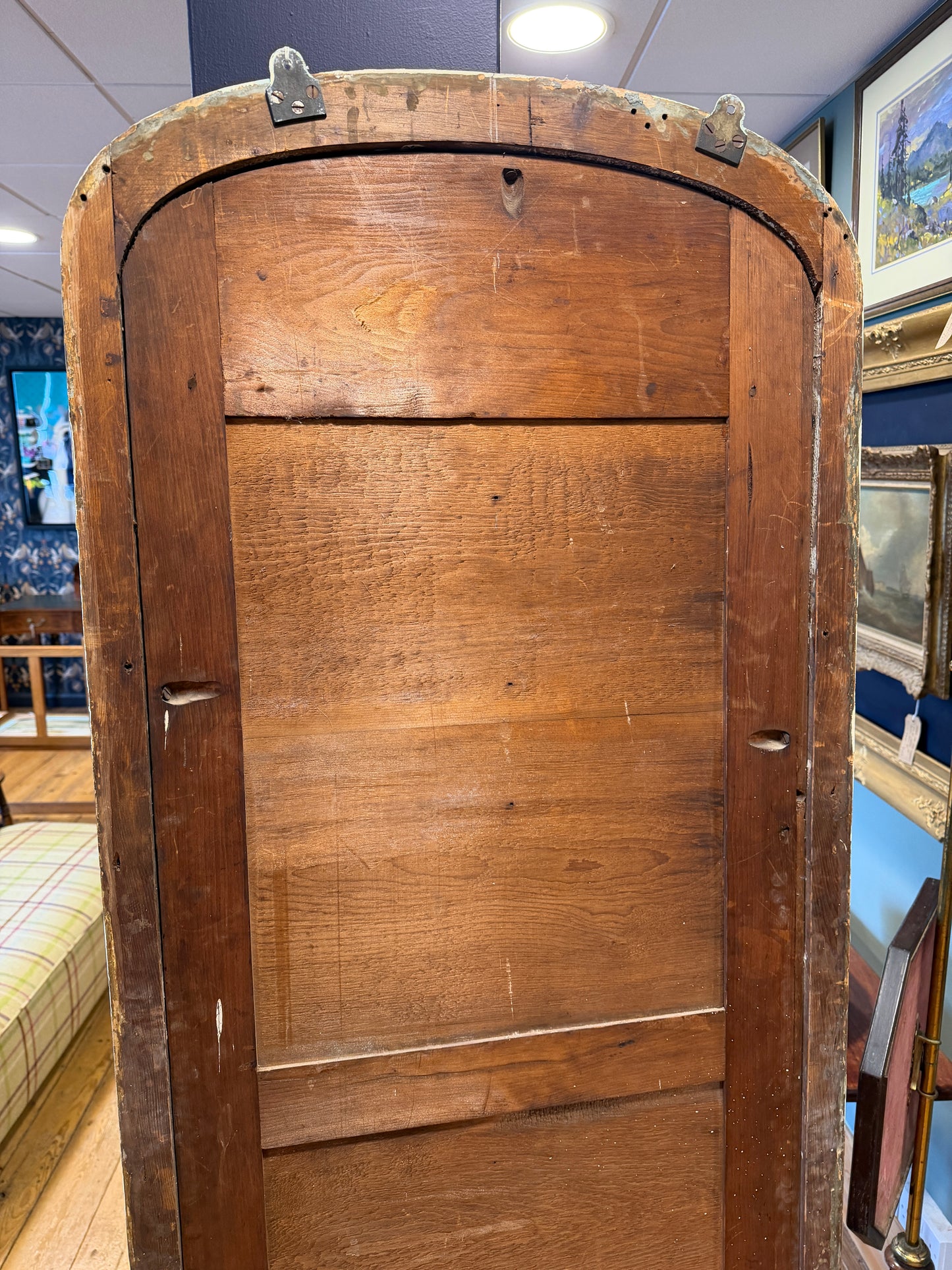 Stunning Large Antique Victorian Gilt Framed Dressing Mirror 2 Metres Tall