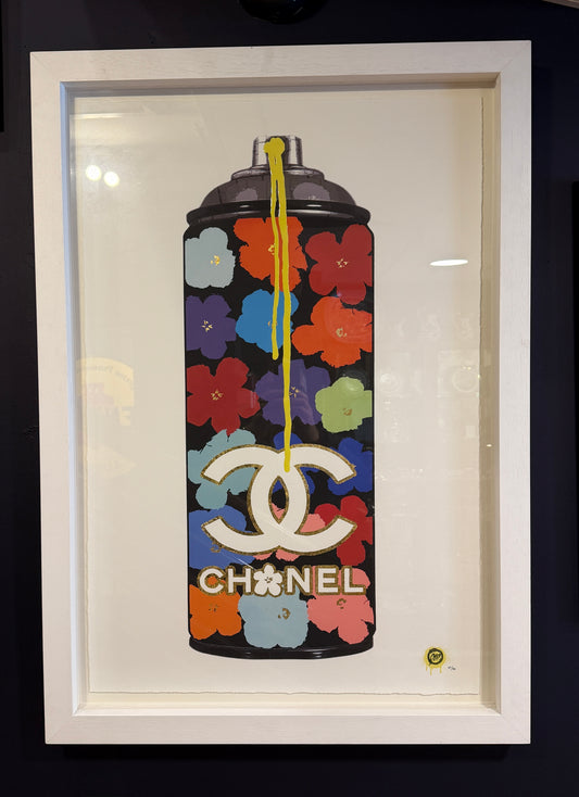 CAMPBELL LA PUN (NEW ZEALAND) 'BOTTLED CHIC' Chanel Ltd Edition 57/150 Art Print