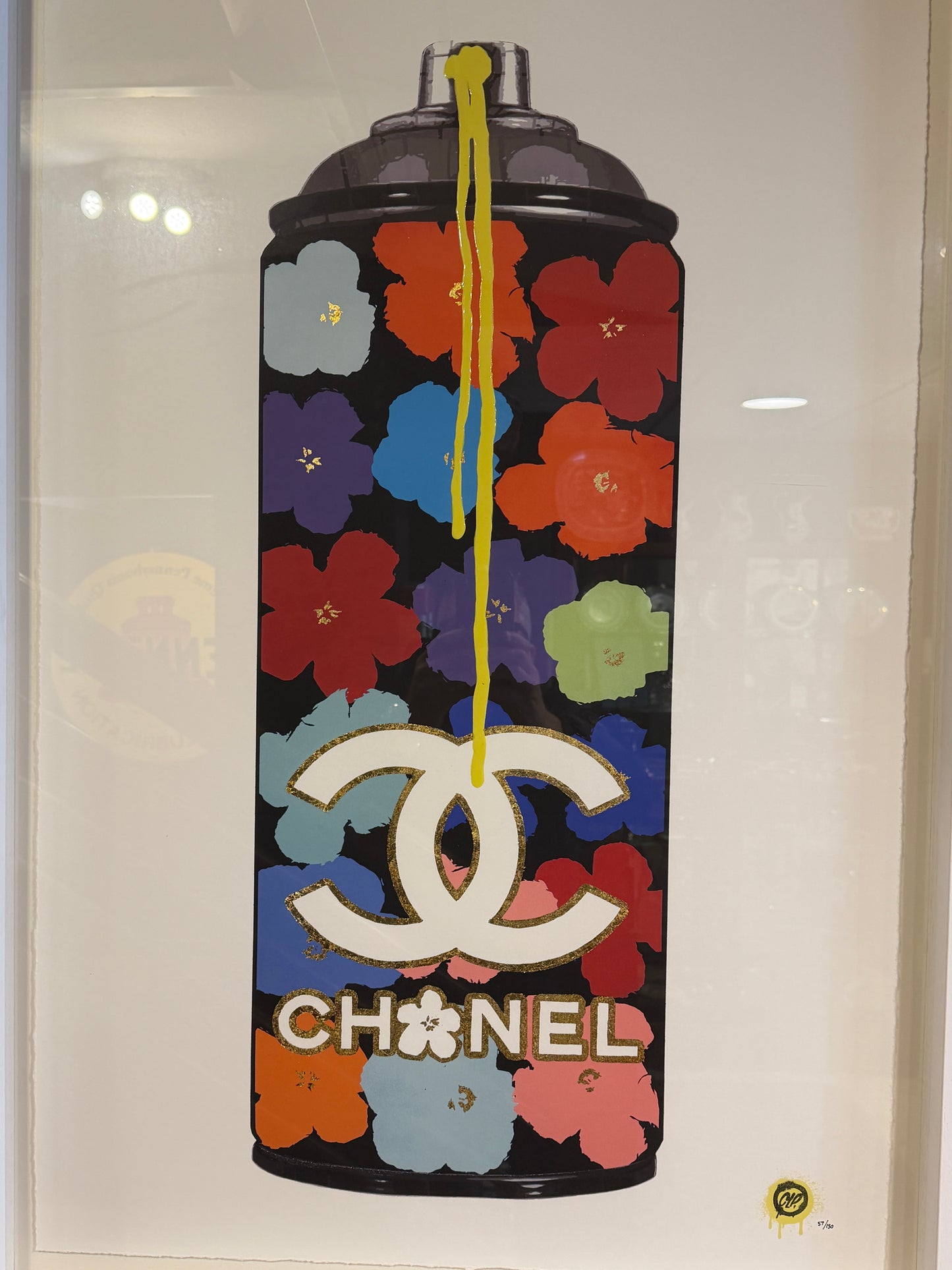 CAMPBELL LA PUN (NEW ZEALAND) 'BOTTLED CHIC' Chanel Ltd Edition 57/150 Art Print