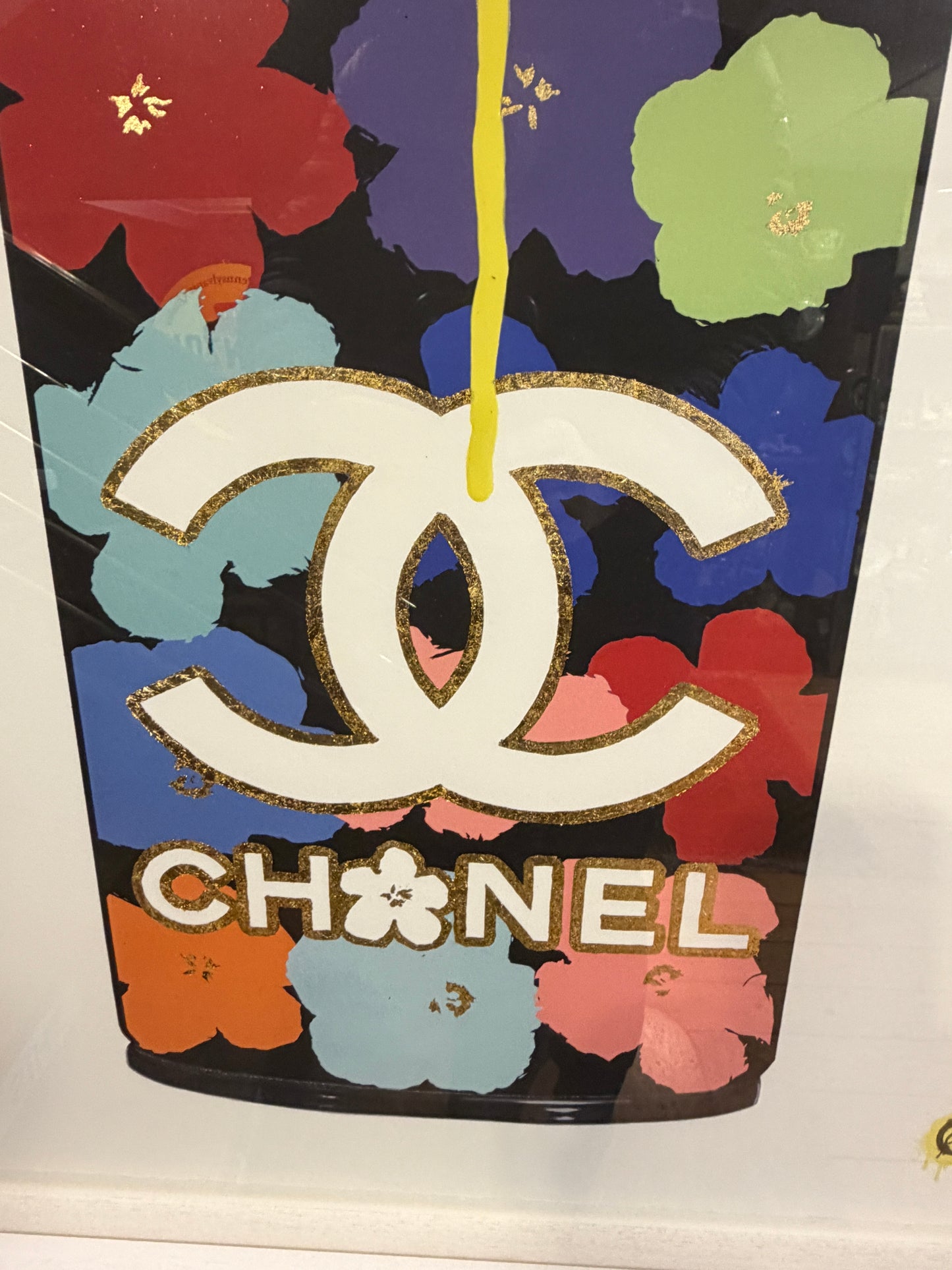 CAMPBELL LA PUN (NEW ZEALAND) 'BOTTLED CHIC' Chanel Ltd Edition 57/150 Art Print