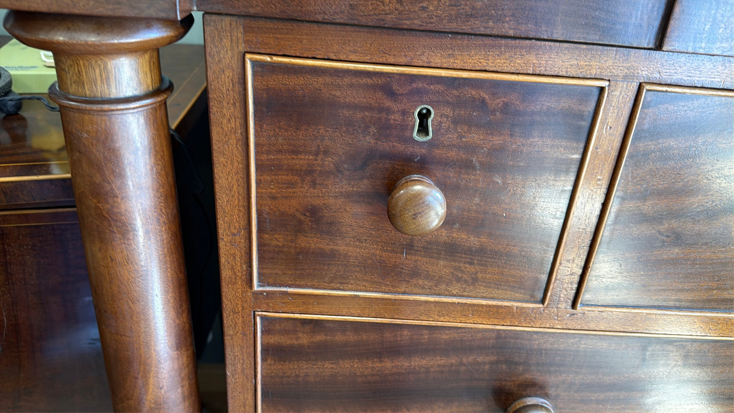A Stunning Large Antique Scottish Mahogany Chest of Drawers c1880 Secret Drawer