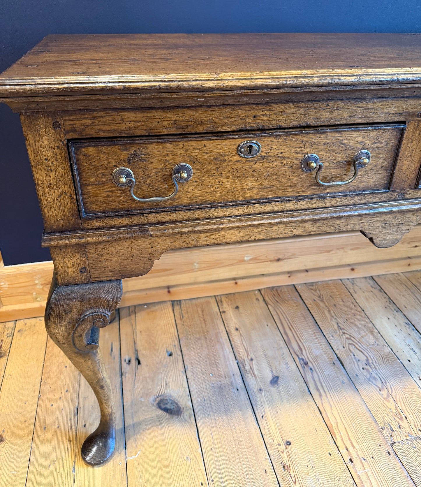 Superb Large Antique Georgian Design Oak Dresser Base Titchmarsh & Goodwin?