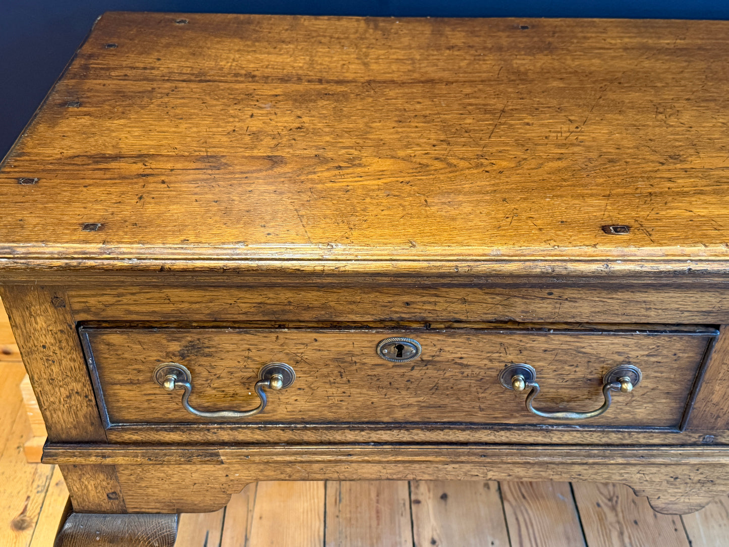 Superb Large Antique Georgian Design Oak Dresser Base Titchmarsh & Goodwin?