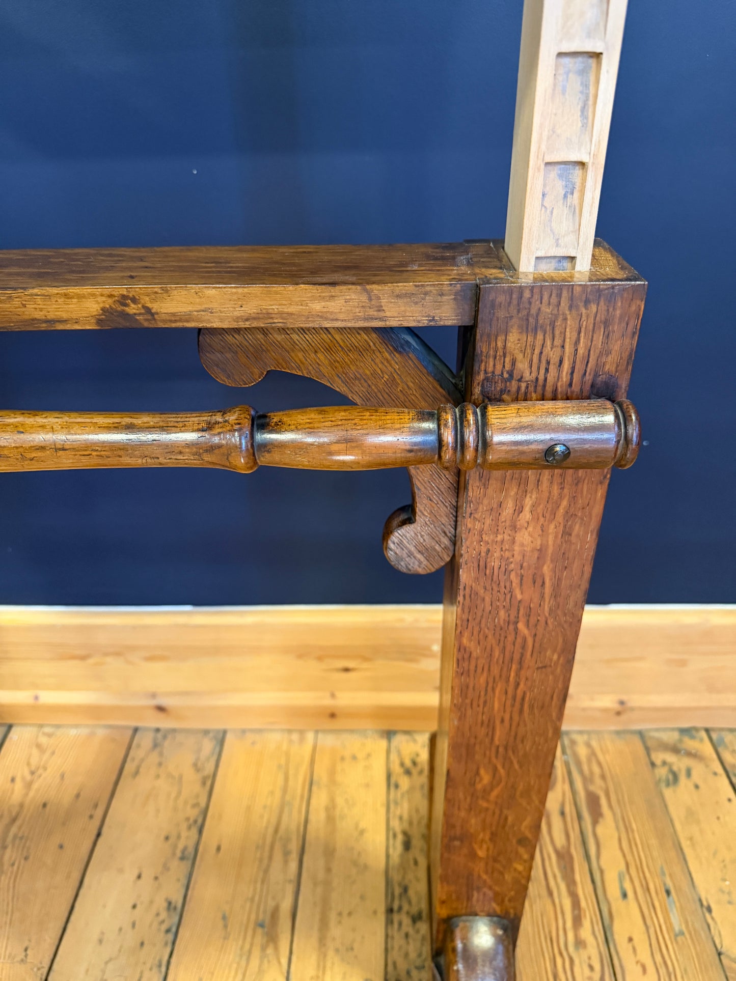 Antique 19th Century Oak Adjustable Reading Metamorphic Desk / Architects Table