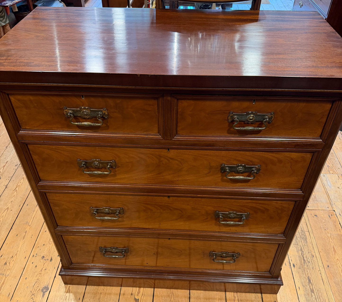 Fabulous Quality Victorian Mahogany Chest of Drawers