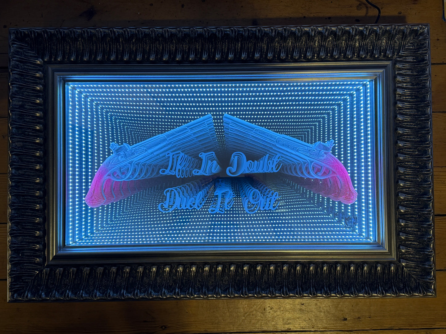 Maxim (KEITH PALMER Prodigy) If In Doubt.... Infinity Mirror Limited Ed Signed