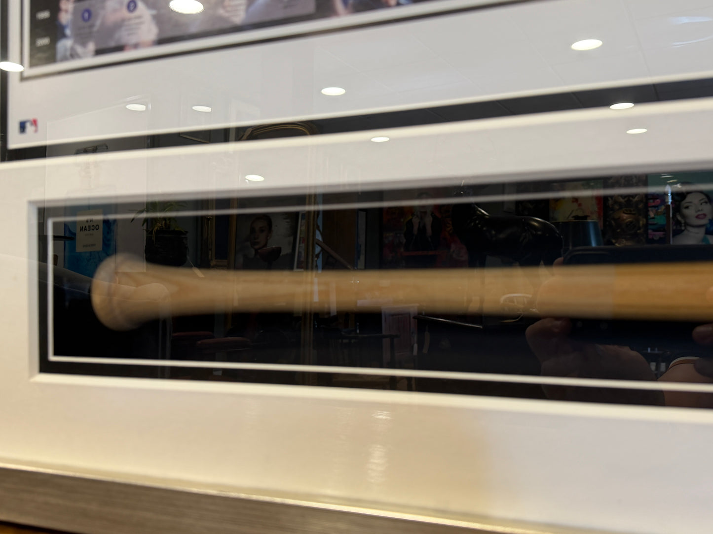 Rare Framed New York Yankees Signed Baseball Bat 2000 World Series