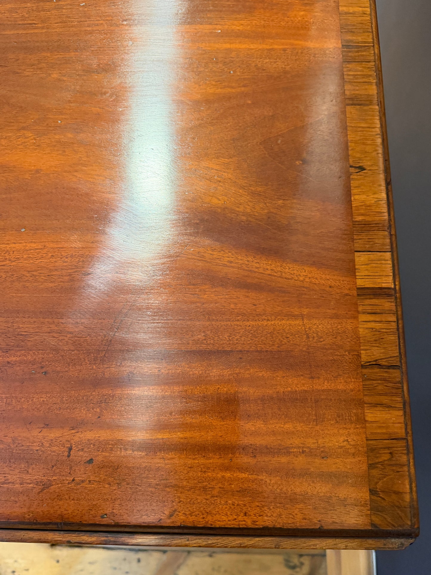 Antique Late Regency Mahogany Drop Leaf Supper / Pembroke / Centre Table c1835