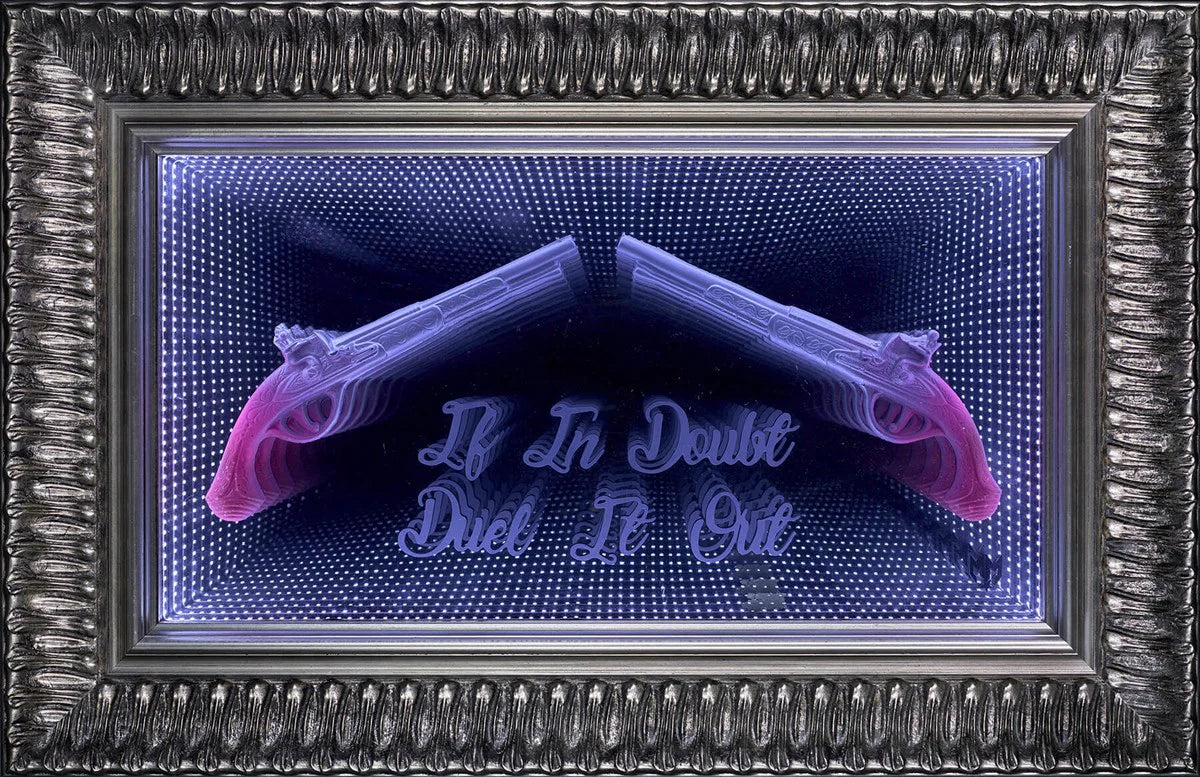 Maxim (KEITH PALMER Prodigy) If In Doubt.... Infinity Mirror Limited Ed Signed