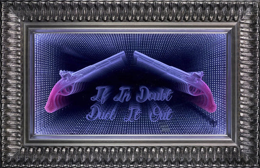 Maxim (KEITH PALMER Prodigy) If In Doubt.... Infinity Mirror Limited Ed Signed