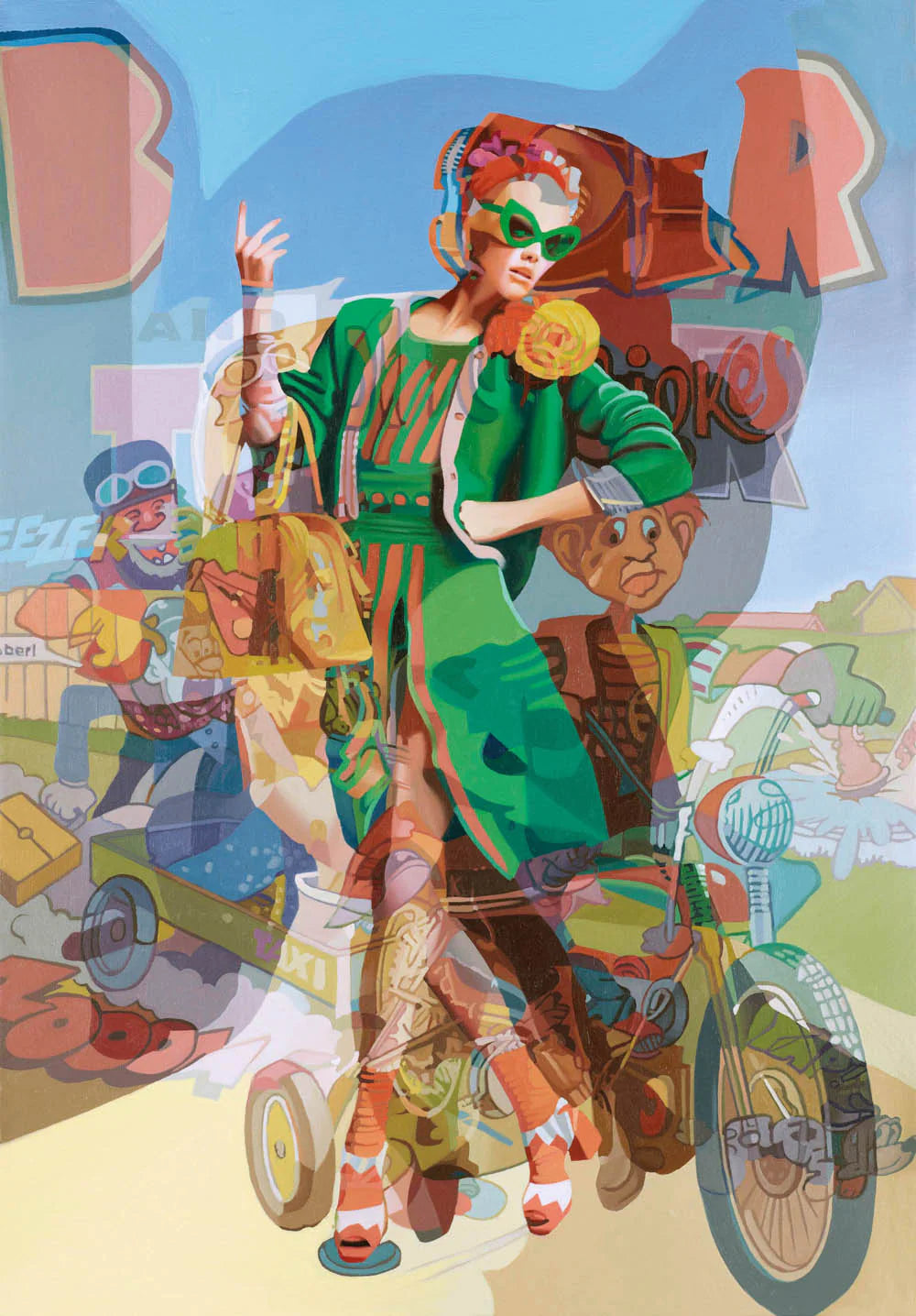 Stuart McAlpine Miller Leader of the Pack Signed Limited Ed Portfolio x 4 Prints